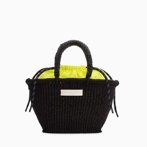 NWT Rag & Bone Ghana Woven Tote - Straw